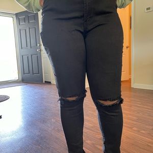 Fashion nova black jeggings